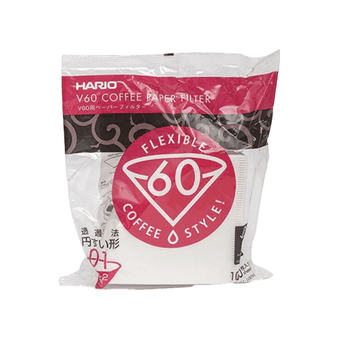 Hario V60 Filters - White (100 Pack)